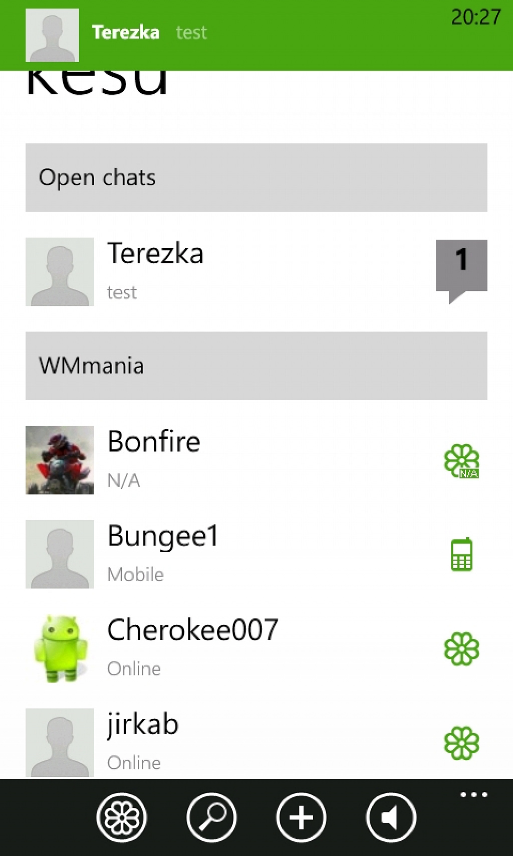 ICQ pro Windows Phone