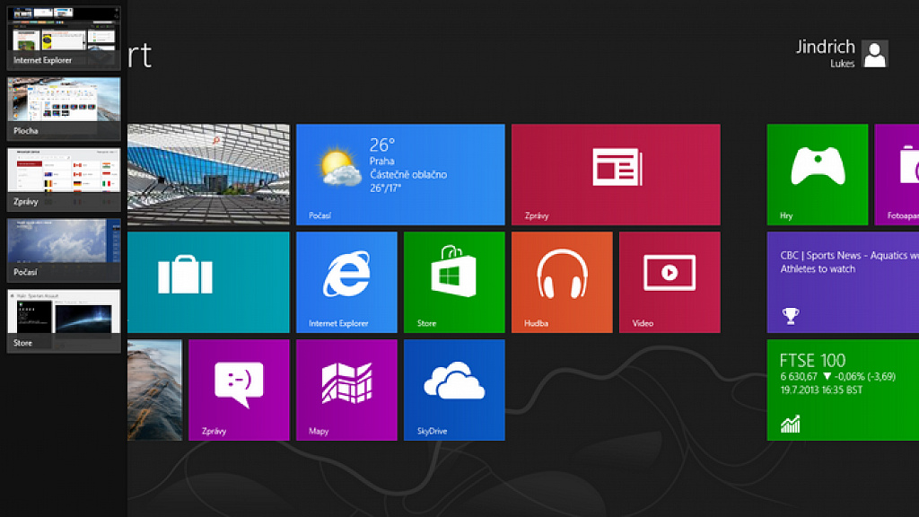 Windows 8 gesta