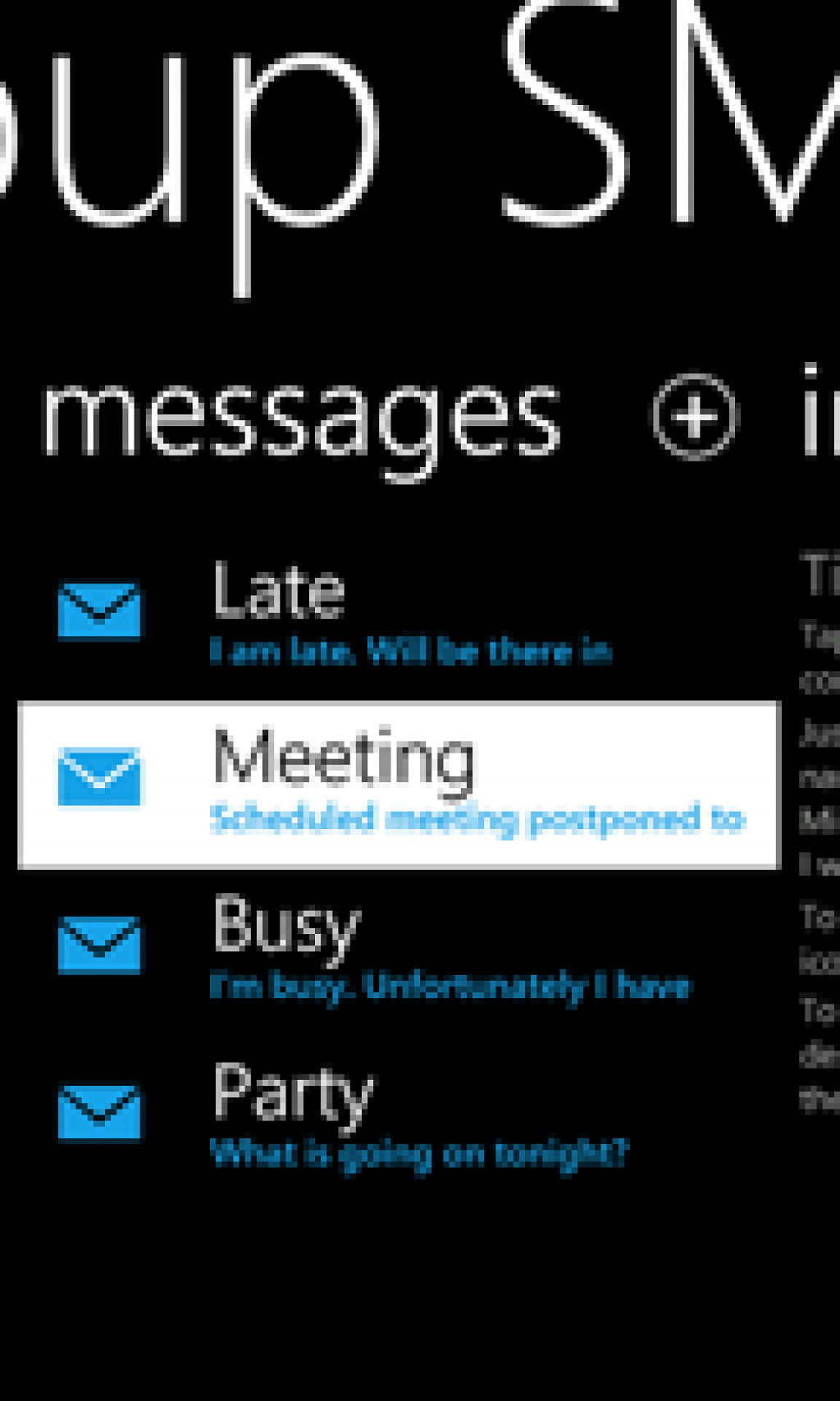 Group SMS