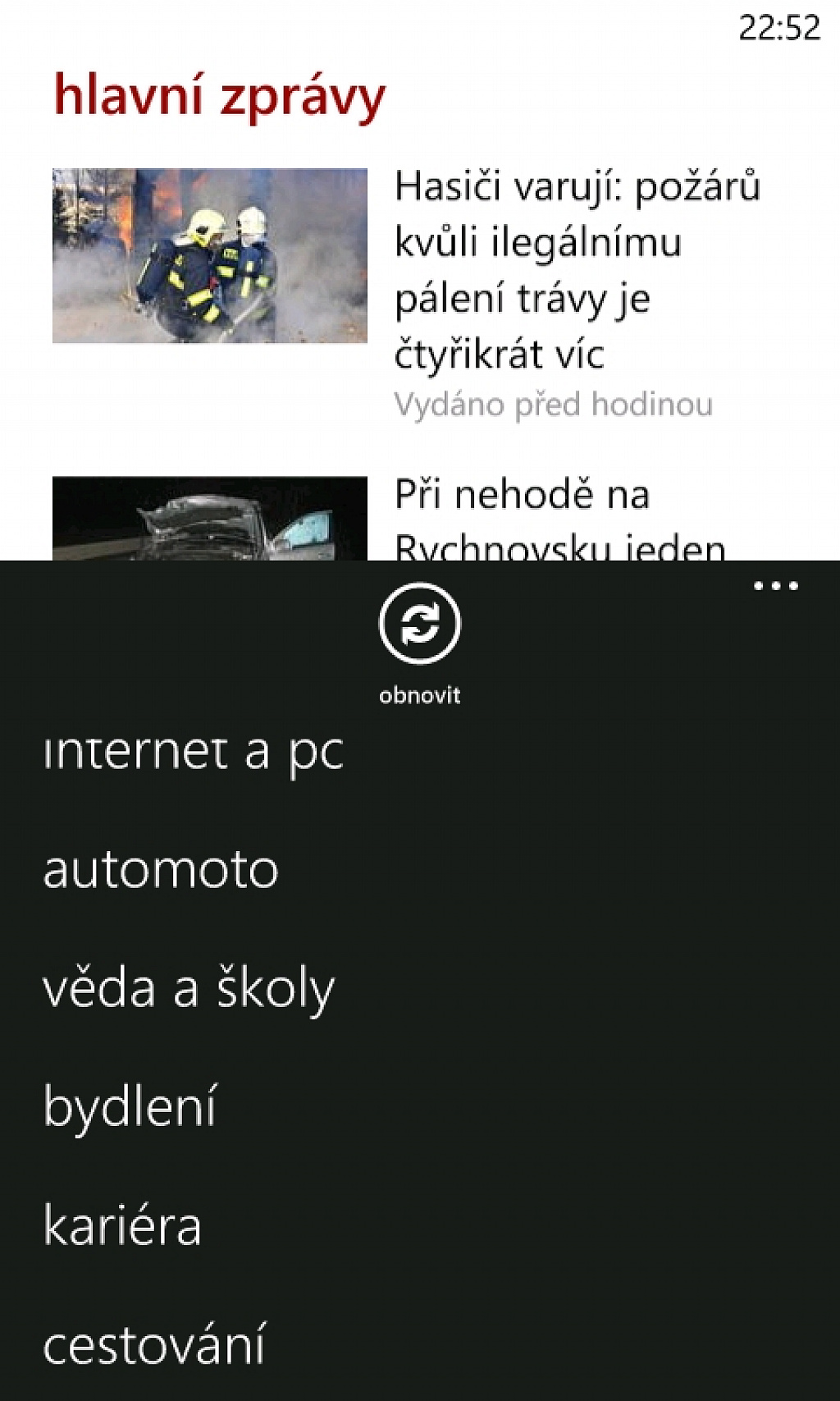 Novinky.cz Windows Phone