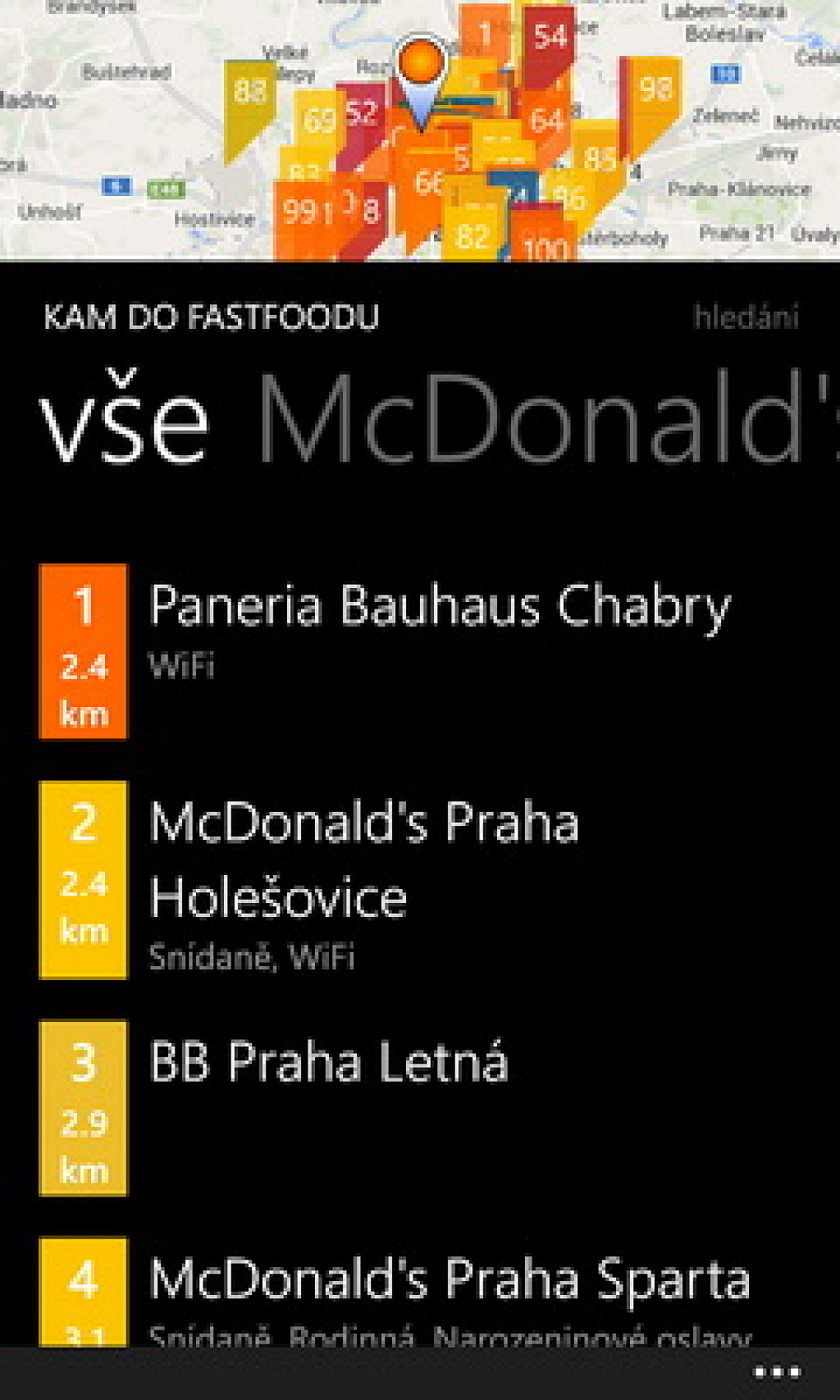 Kam do fastfoodu