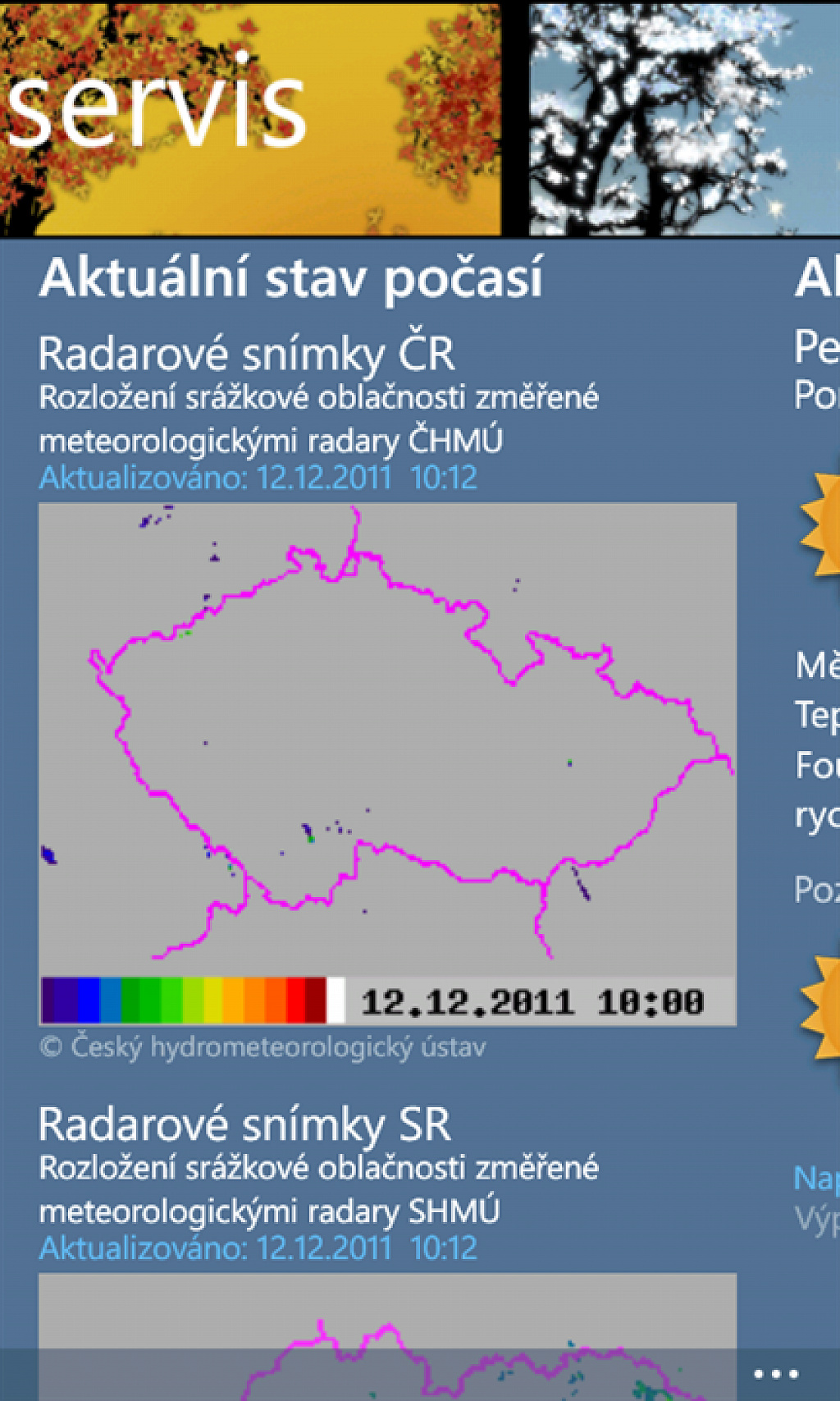 Meteoservis Windows Phone 7