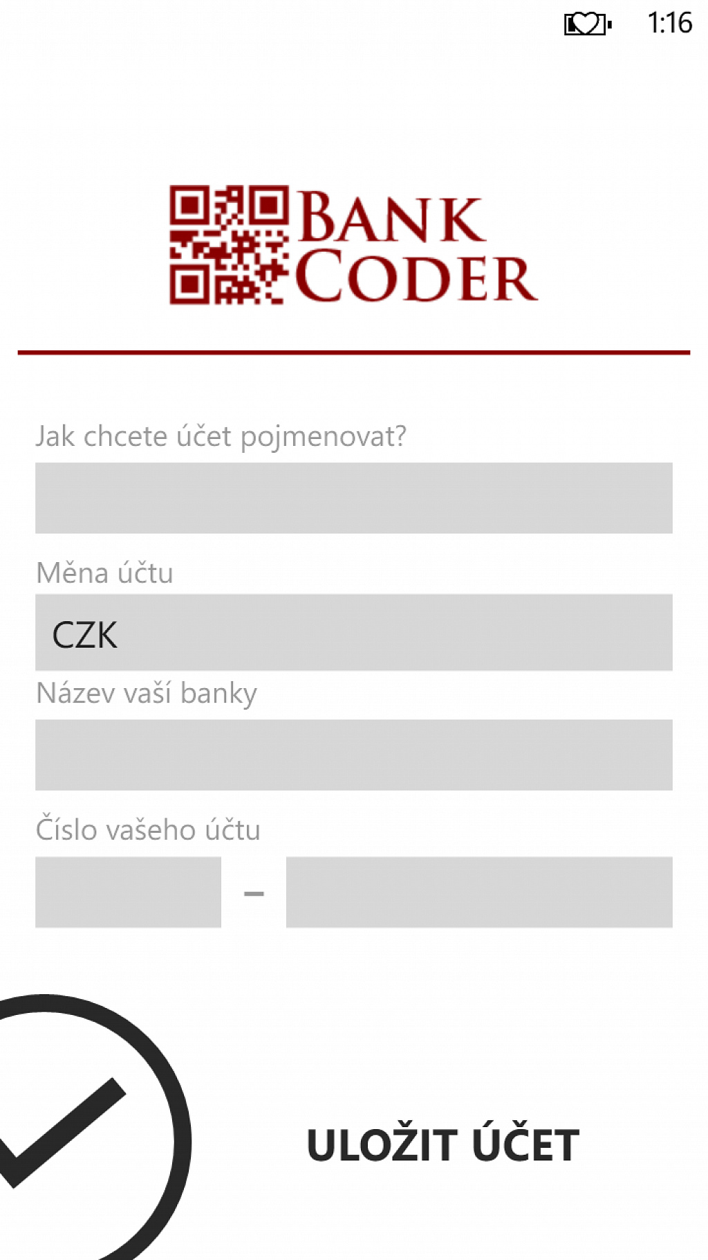 QR BankCoder