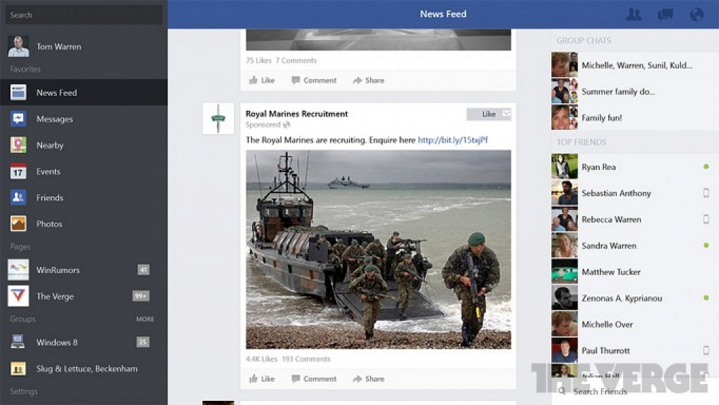 Facebook beta